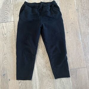 Frank and Eileen black sweatpants, Tee Lab, XS